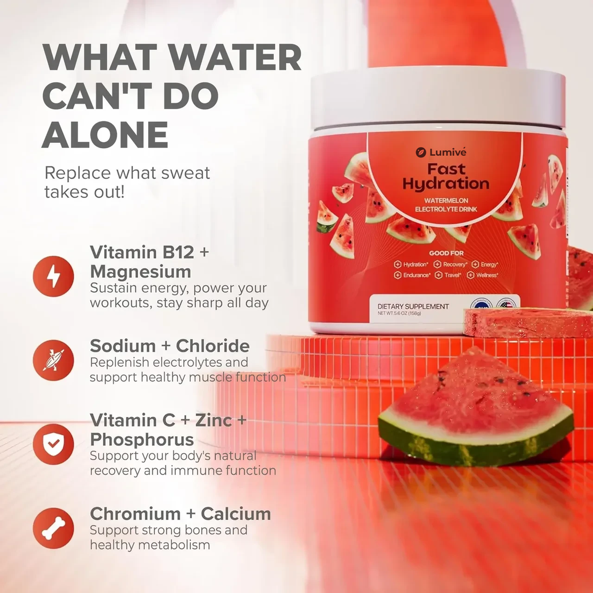 Lumivé Electrolyte – what water can't do alone