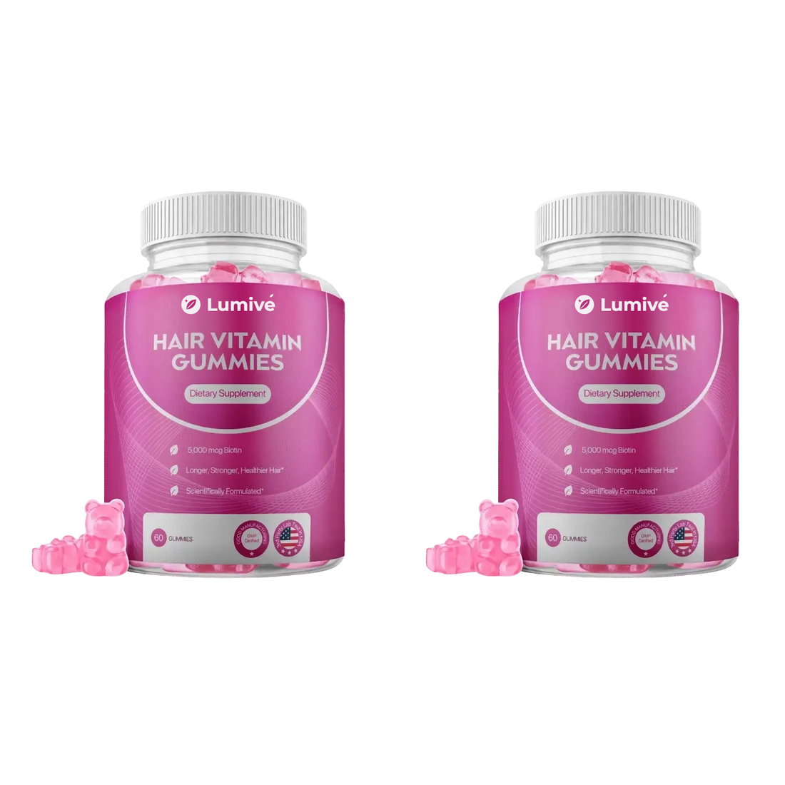 Lumivé Biotin Gummies – 2-bottle bundle