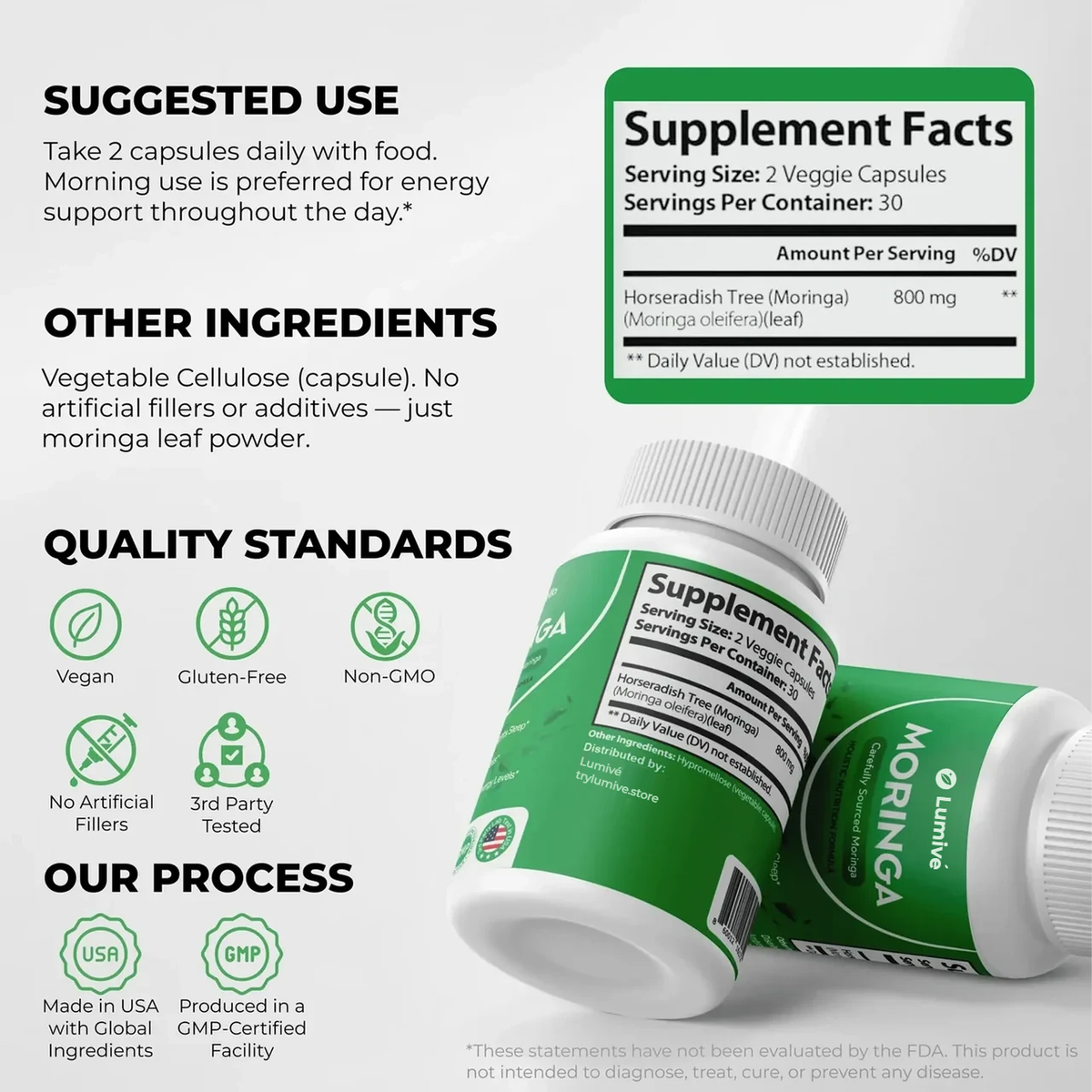 Lumivé Moringa Capsules